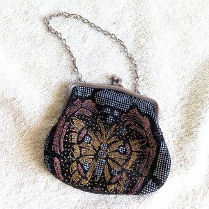 Vintage Velvet Coin Purse Victorian